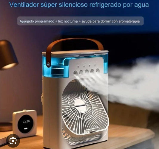 Humidificador y Mini ventilador Portatil